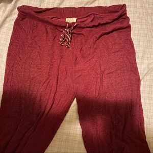 Aeropostale Basic Red Joggers